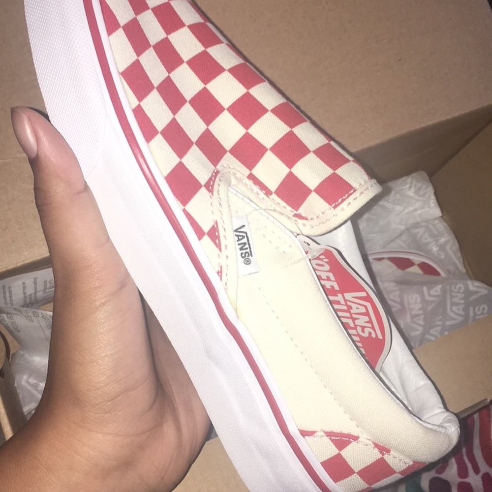 Red checkered vans - Picture 3 of 3
